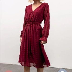 Baltic Born Paisley Dot Midi Dress